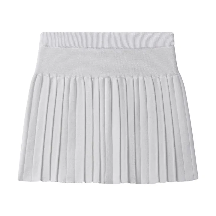 Cordera Jupe Plissée Coton Bio | Blanc