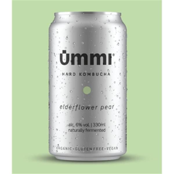 Ummi Kombucha Bio Pera Sabugueiro 330Ml