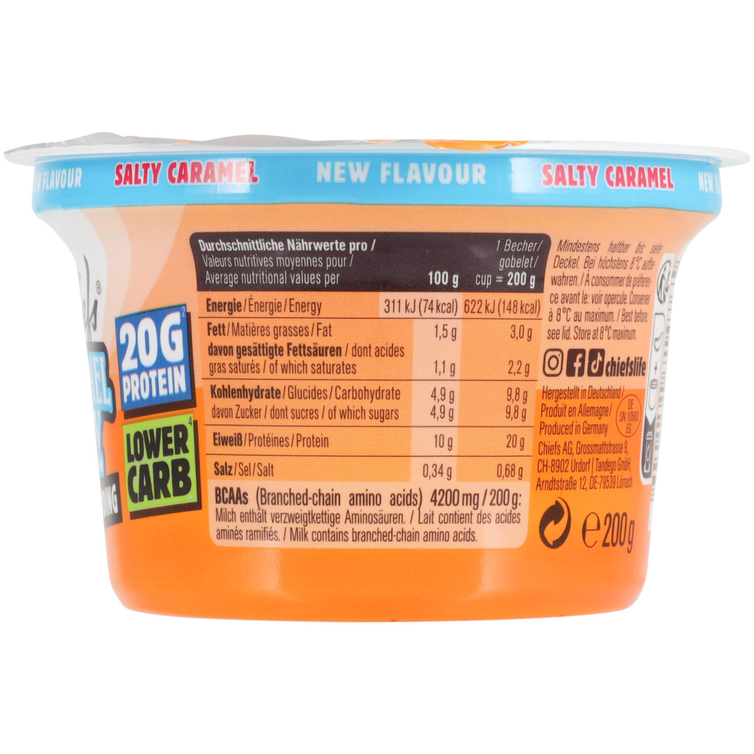 Chiefs Protein Pudding Salty Caramel -
