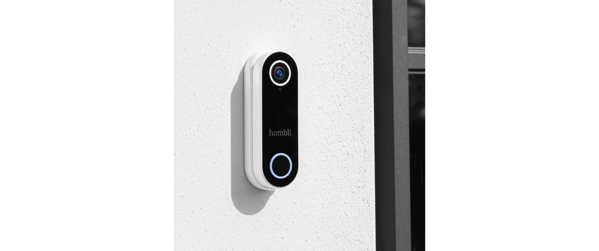 Smart Doorbell Pack, Weiss<br>Hombli Smart Doorbell 2 und Hombli Chime 2 Türgong