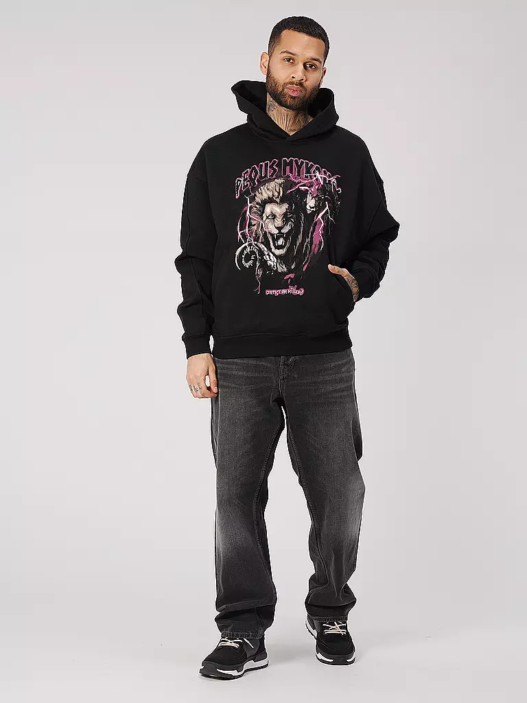 PEQUS Kapuzensweater - Hoodie ARTIST OR KILLER schwarz