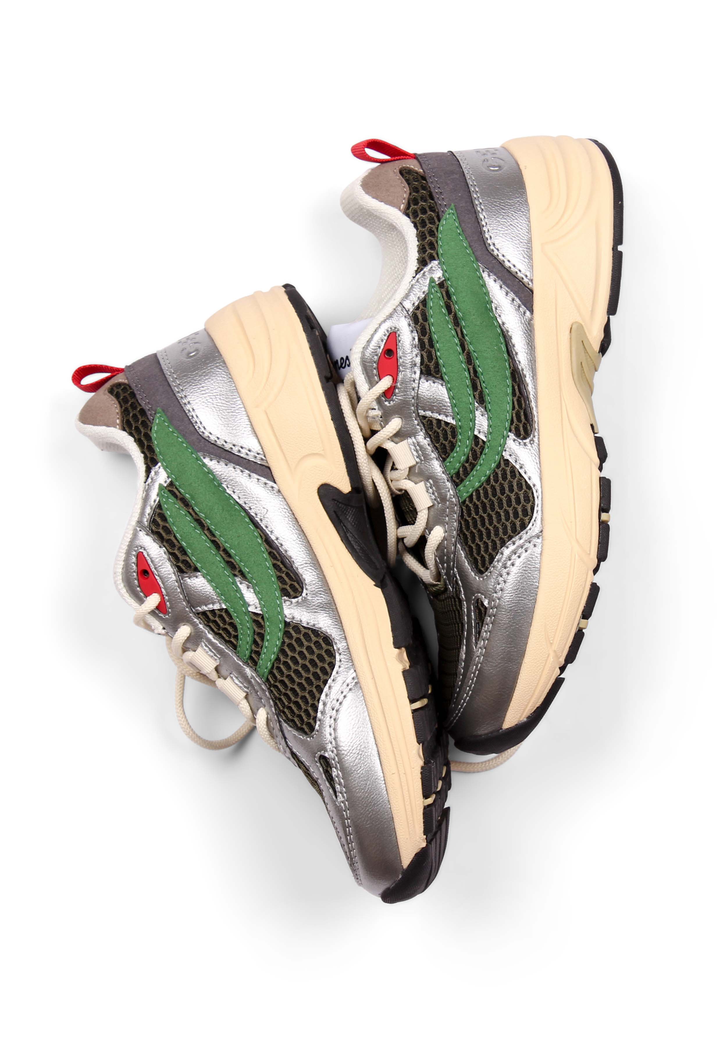 Genesis Sneaker G-Eco '99 Contra Mesh Silver/Olive