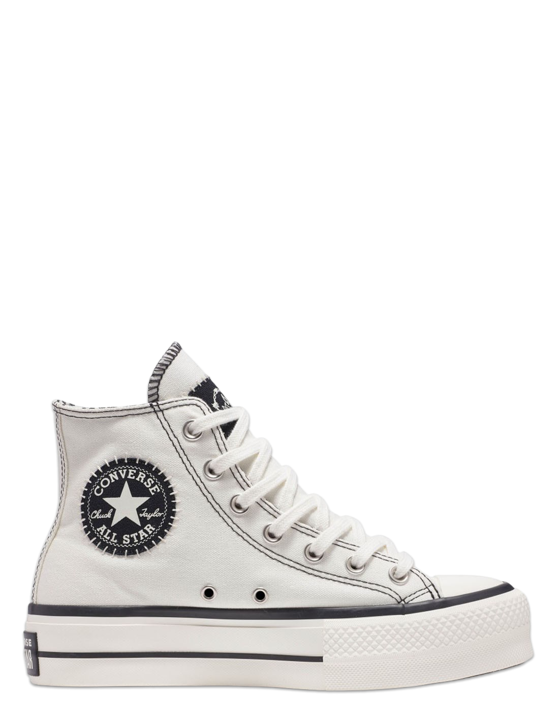 converse Sneakers femme ctas lift hi egret/egret/black