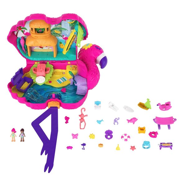 Polly Pocket Flamant rose surprises