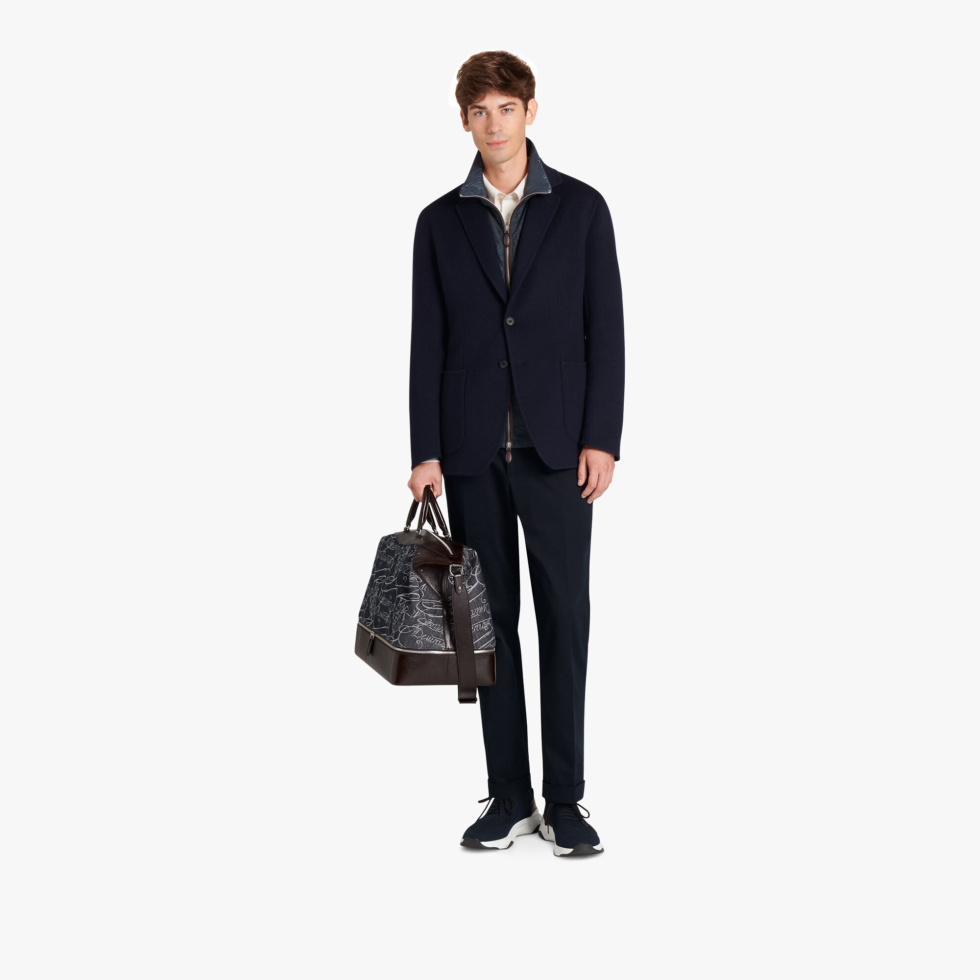 Gilet Sans Manches En Nylon Scritto