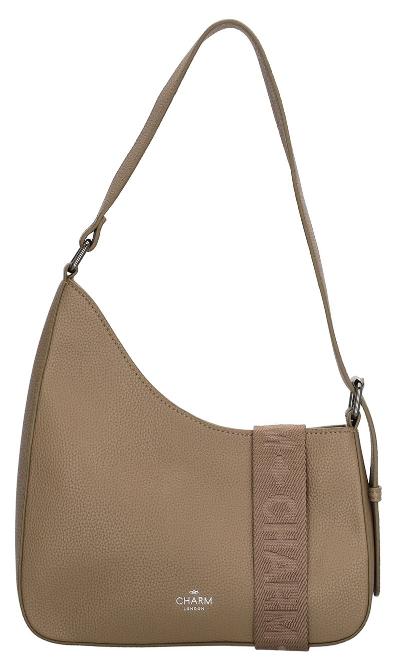 Charm Schoudertas Taupe Dames