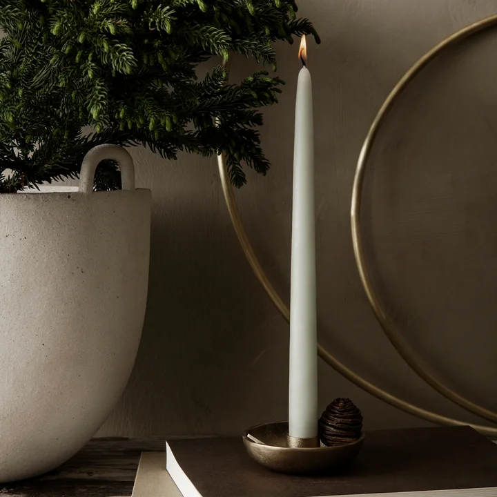 Ferm Living - Bowl Stabkerzenhalter, Messing