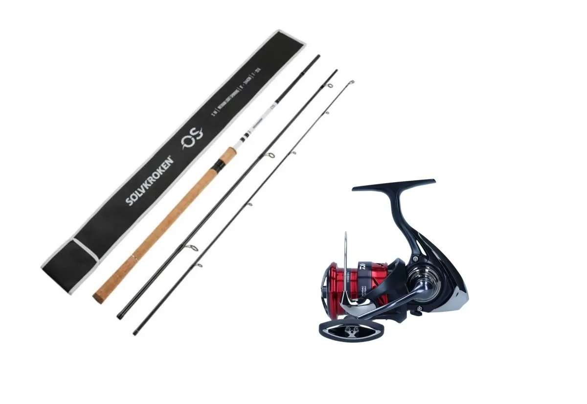 Sølvkroken SIII Os 274cm 7-22g/Daiwa Ninja Lt 2000