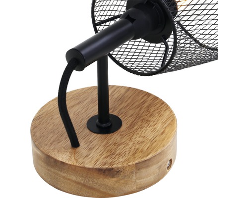 Wandlamp, 1-lichts, Ø 12,5 cm, Taunus zwart