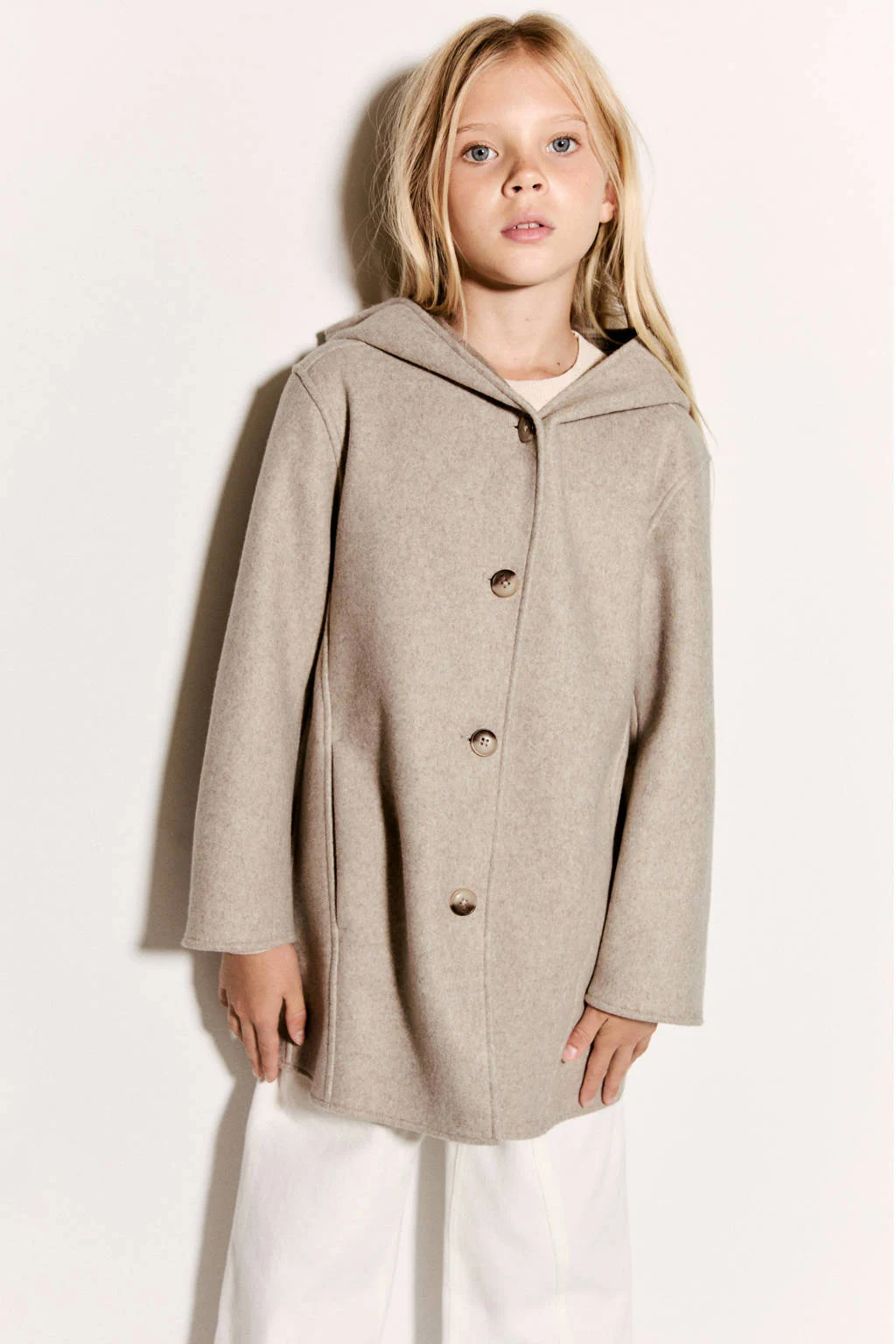 Mango Kids manteljas herfst beige