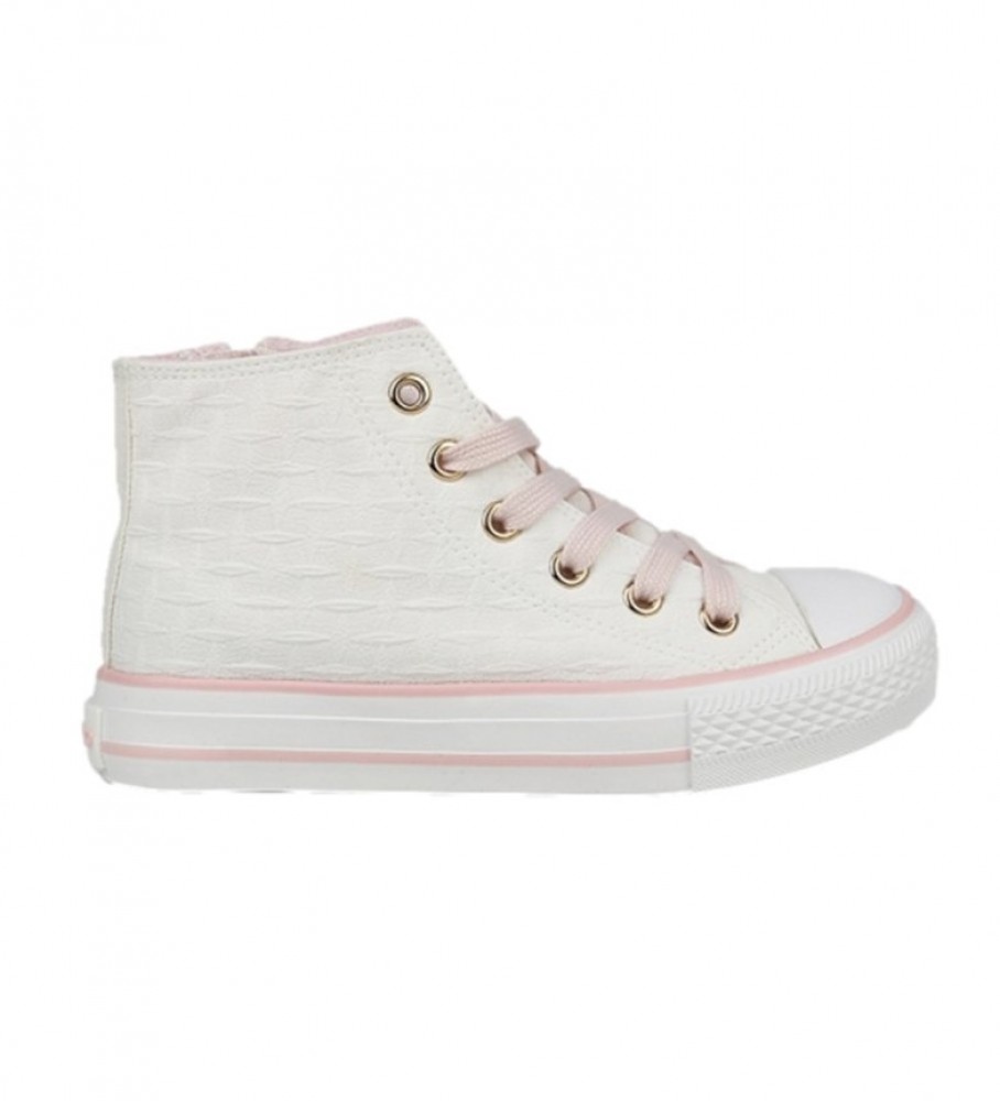 Botas de cano curto brancas Chika10 City Kids tamanho 24