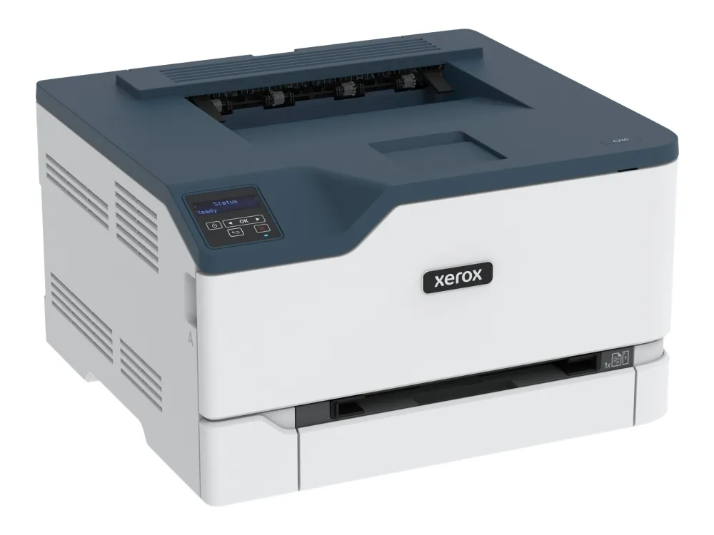 Xerox C230 - Printer - farve - laser - 216 x 340 mm - 600 x 600 dpi - op til 22 spm (mono) / op til 22 spm (farve) - kapacitet: 250 ark - USB 2.0, LAN, Wi-Fi(n), USB 2.0 vært - Green World Alliance returneringsprogram