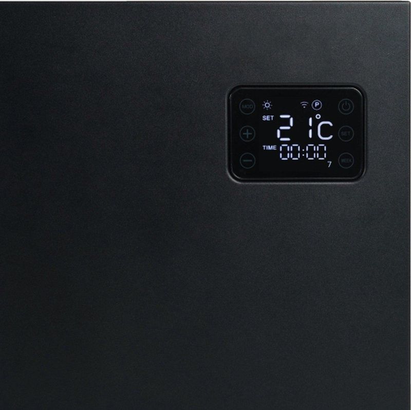 Eurom - Sani Alutherm - Convector Verwarming - Zwart - 1200W