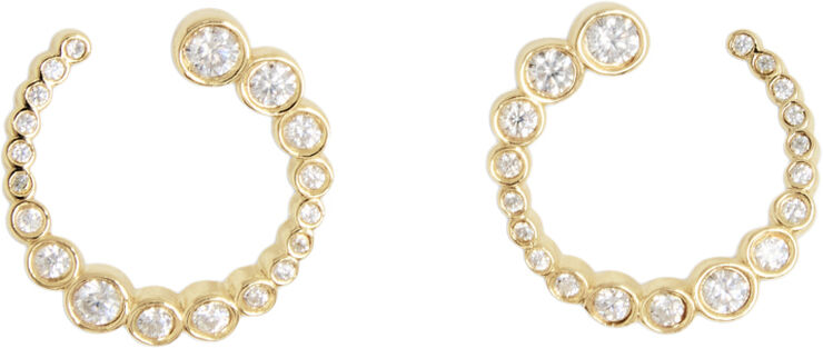 Ragbag Studio Odette Spiral Earrings 18k gold plating