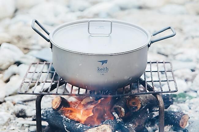 KEITH TITANIUM - CASSEROLE TITANE 1-8 L
