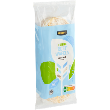 Jumbo Dunne Rijstwafels Zeezout Vezelrijk 6 Stuks