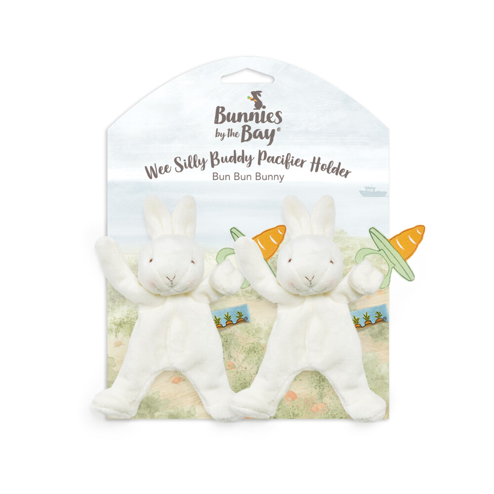 Bunnies By The Bay Speenknuffels Konijn Wit2 stuks