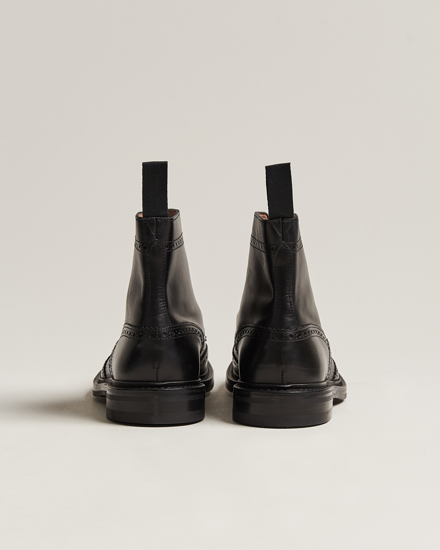 Tricker's Stow Dainite Country Boots Black Calf