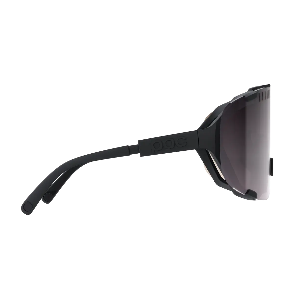 POC Devour Wide Fit Sport Zonnebril Zwart met Trail Lens Zilver