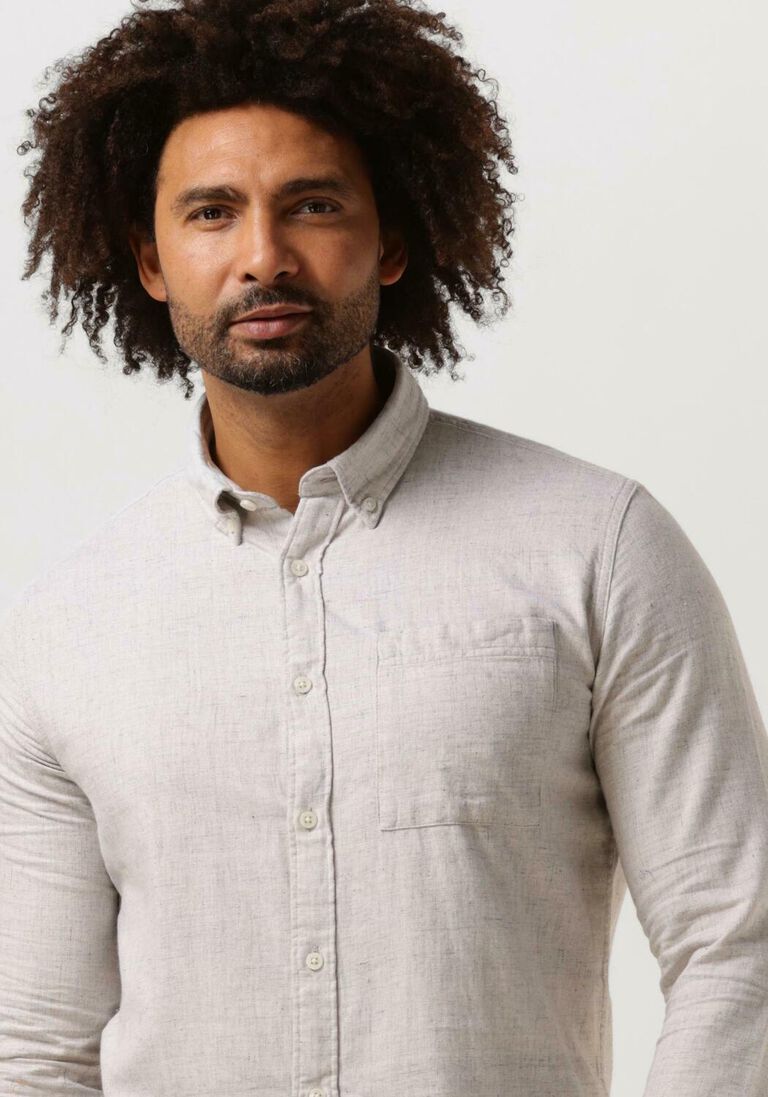SELECTED HOMME zand selected homme casual overhemd regross shirt