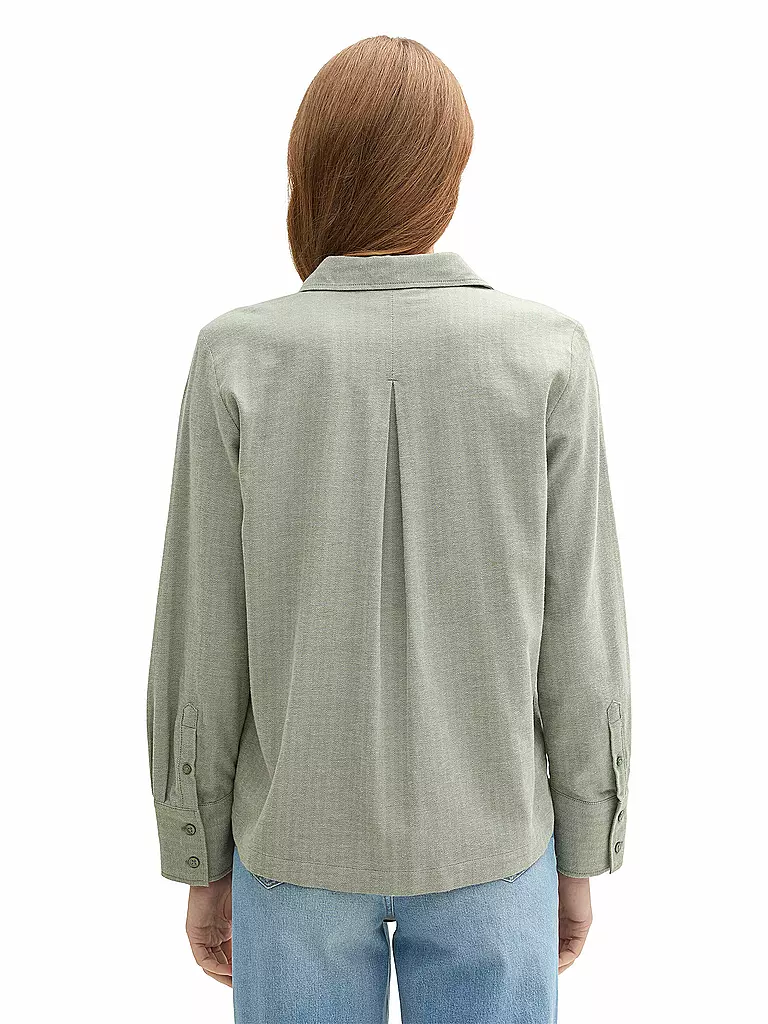 TOM TAILOR Bluse grün