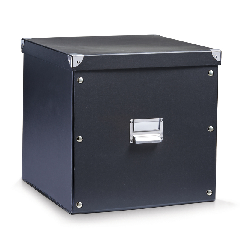 Zeller Aufbewahrungsbox, 35 l, schwarz