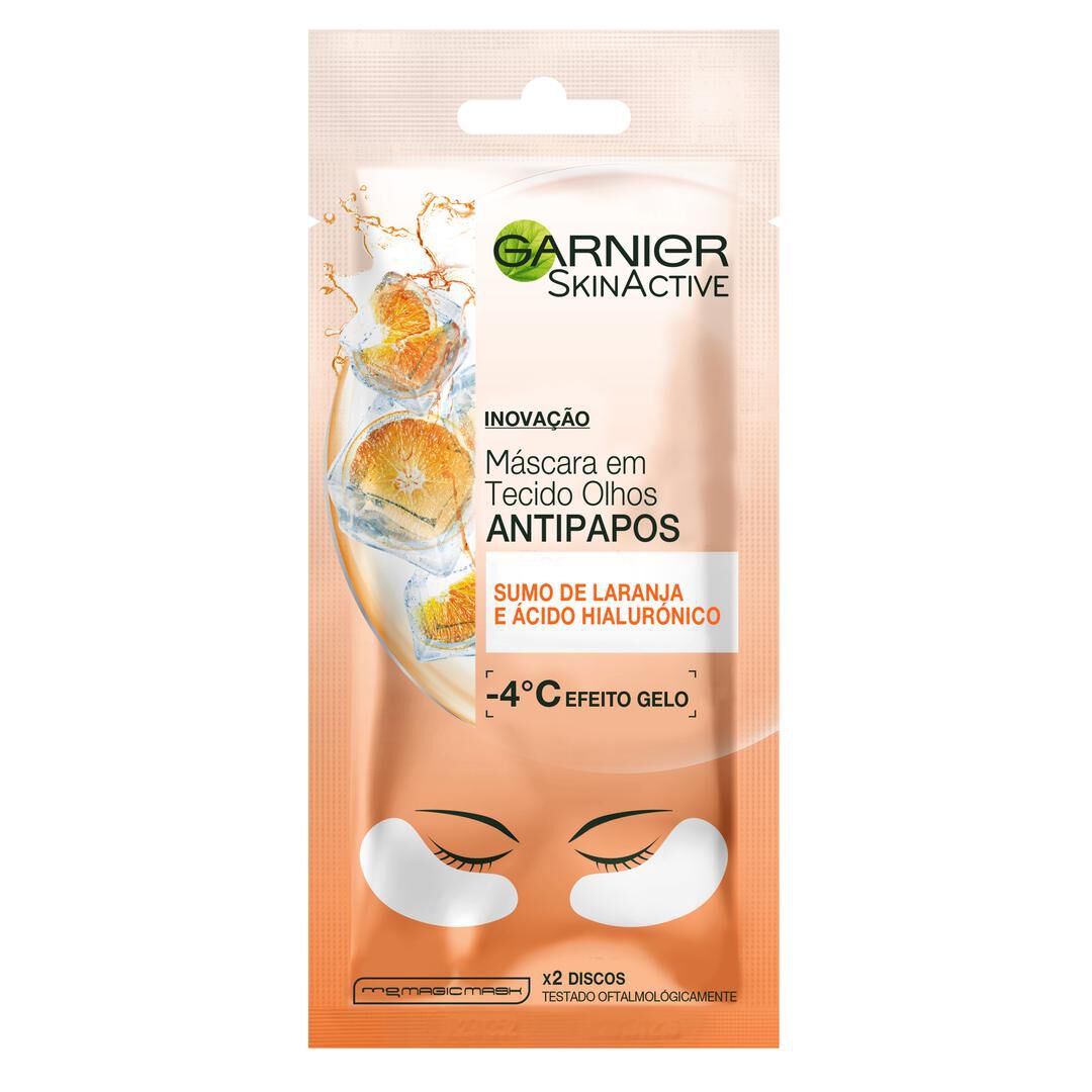 GARNIER  SkinActive Máscara de Tecido Anti-Olheiras Vitamina C - 1un