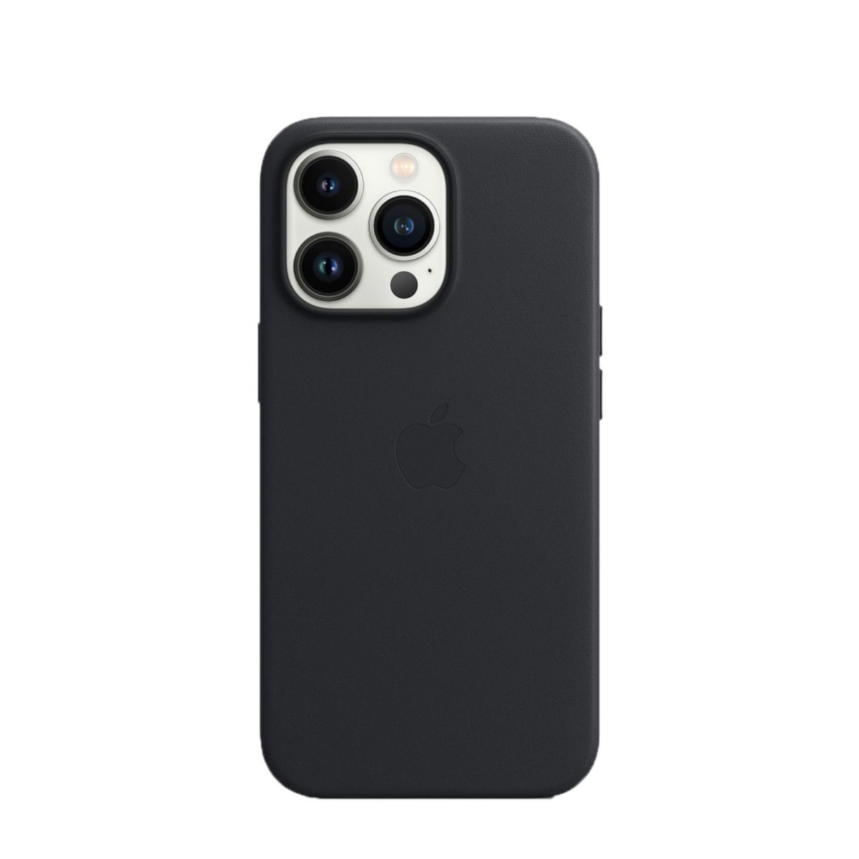 iPhone 13 Pro MagSafe Echtleder Case Hülle (MM1H3ZM/A) - Schwarz (Mitternacht)