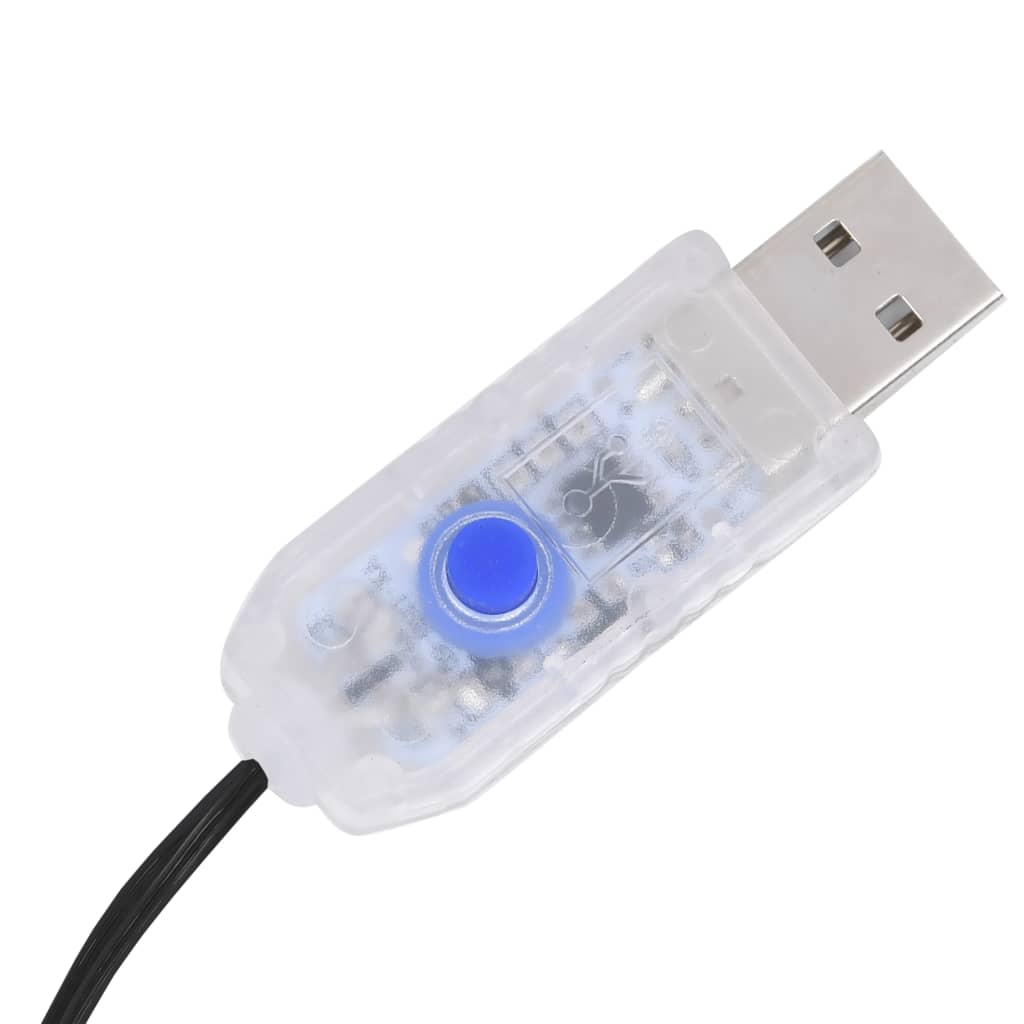 Arbre à led fleur de cerisier 84 led blanc chaud 120 cm