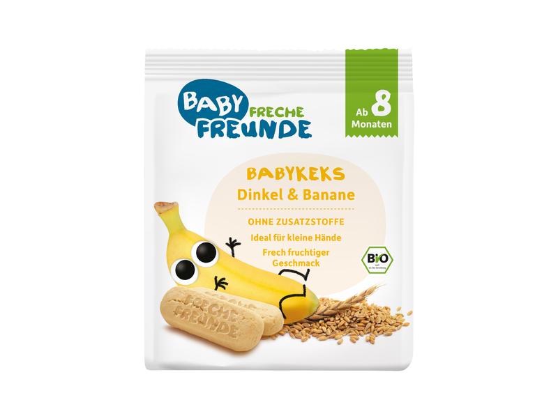 Freche Freunde Kekse Dinkel Banane 100 g Babykekse ideal für kleine Bananen-Keks-Fans