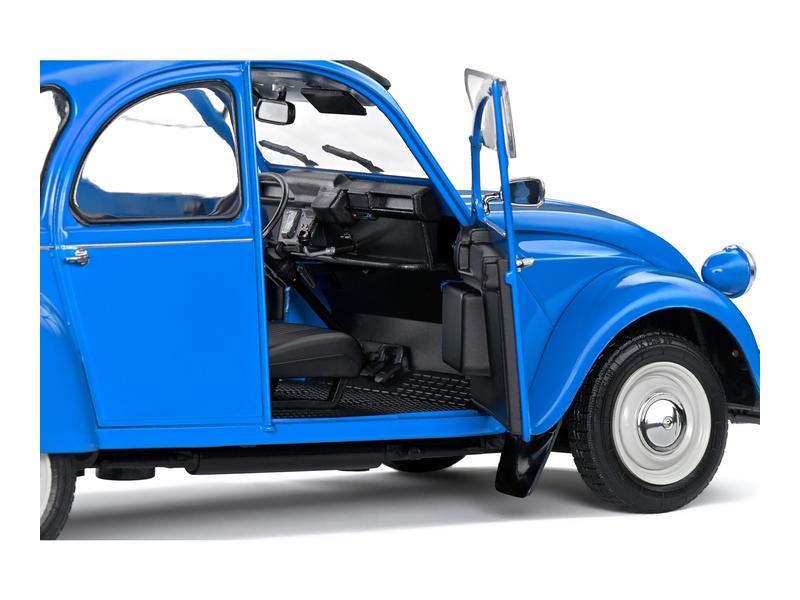 Solido Citroen 2CV6 Petrole Blau, 1:18 Detailgetreues Modellauto für Sammler im Massstab 1:18