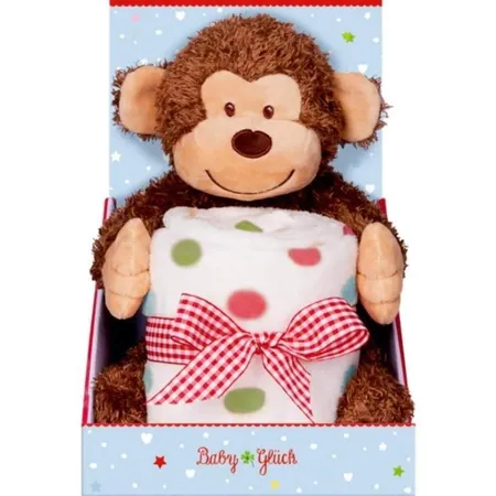Die Spiegelburg BabyGlück Geschenkset Plüschaffe und Decke