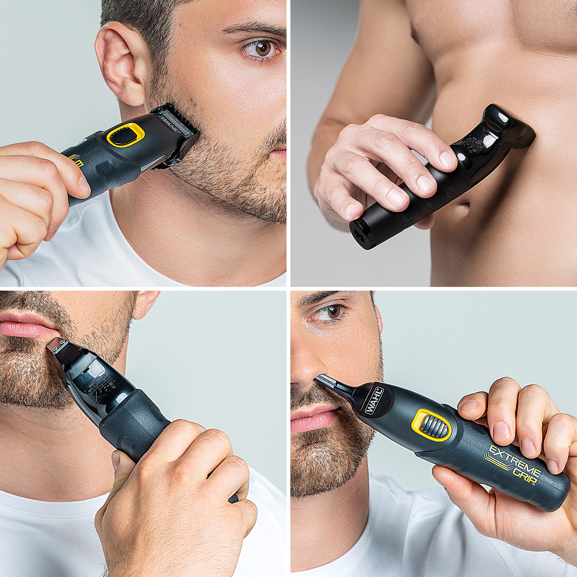 Wahl Multifunktionstrimmer »Extreme Grip Advanced« 14 Aufsätze Rutschfester Griff, Lithium-Ionen-Technologie, USB Aufladung