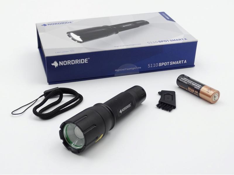 Nordride Taschenlampe Spot Smart A 190 lm, IP65 Handlampe