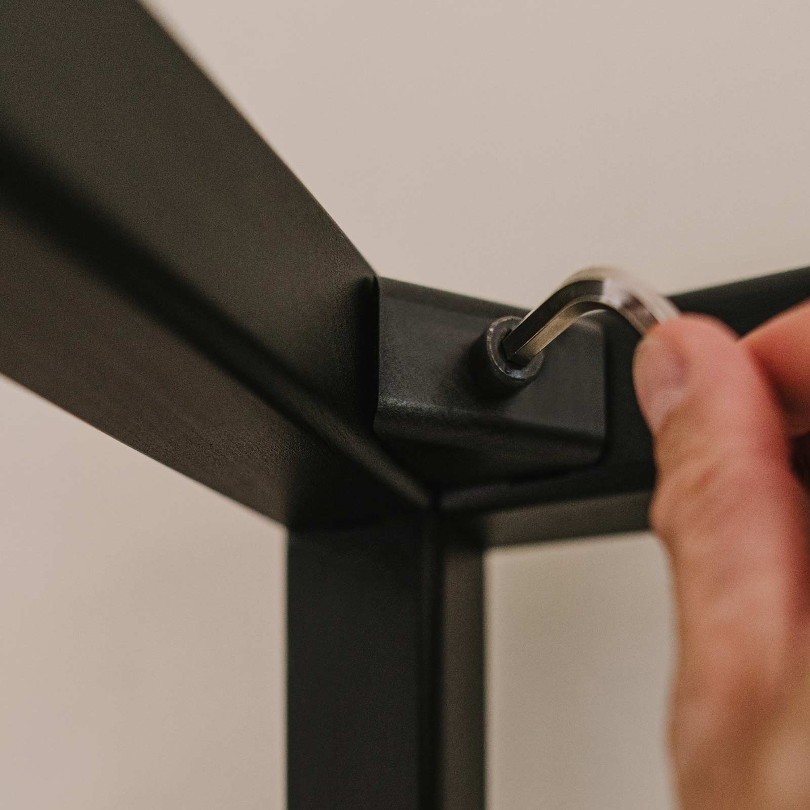 Hemelbed bedframe °02 | Zwart 200 x 210 cm