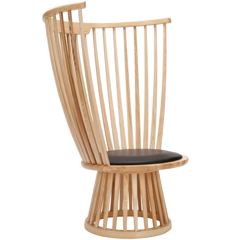 Tom Dixon Fan stoel naturel