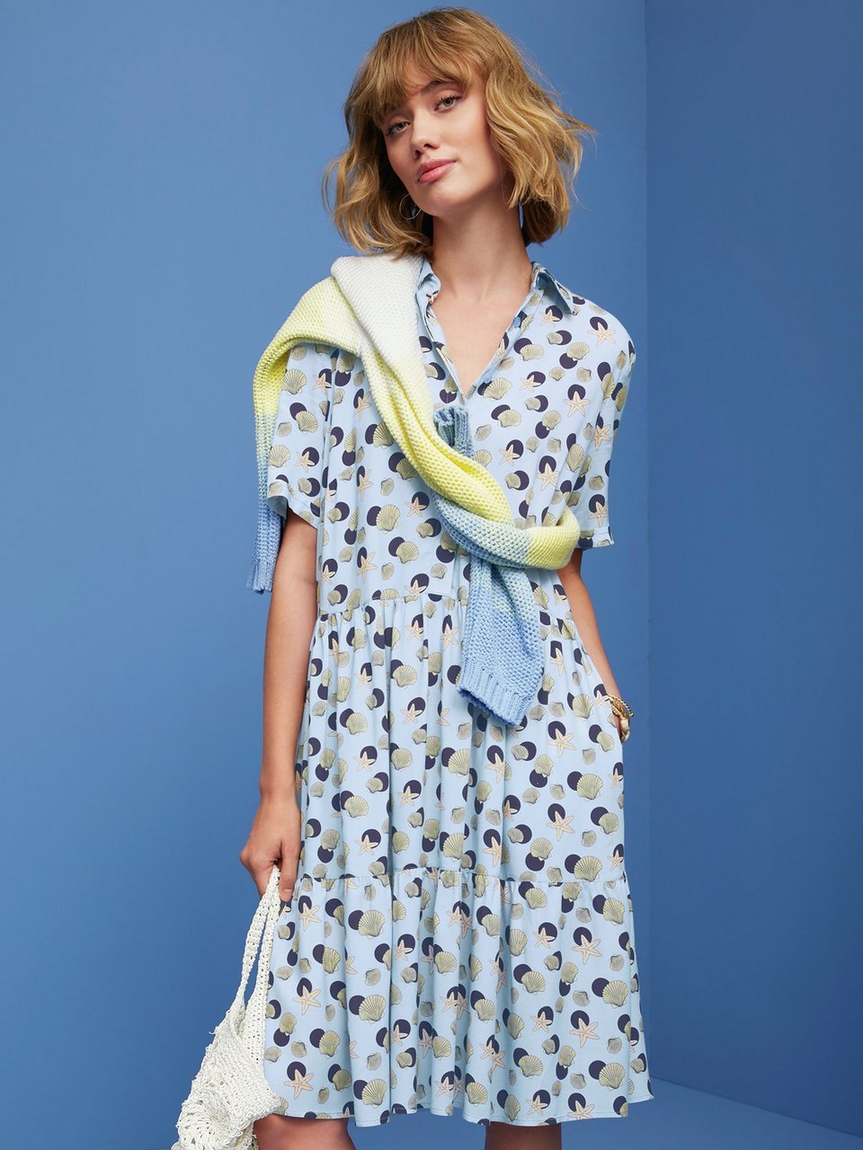 Kleid mit 1/2-Arm