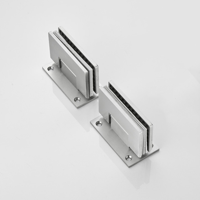 Saniclear Modern Exclusive scharnieren met pluggen en schroeven RVS