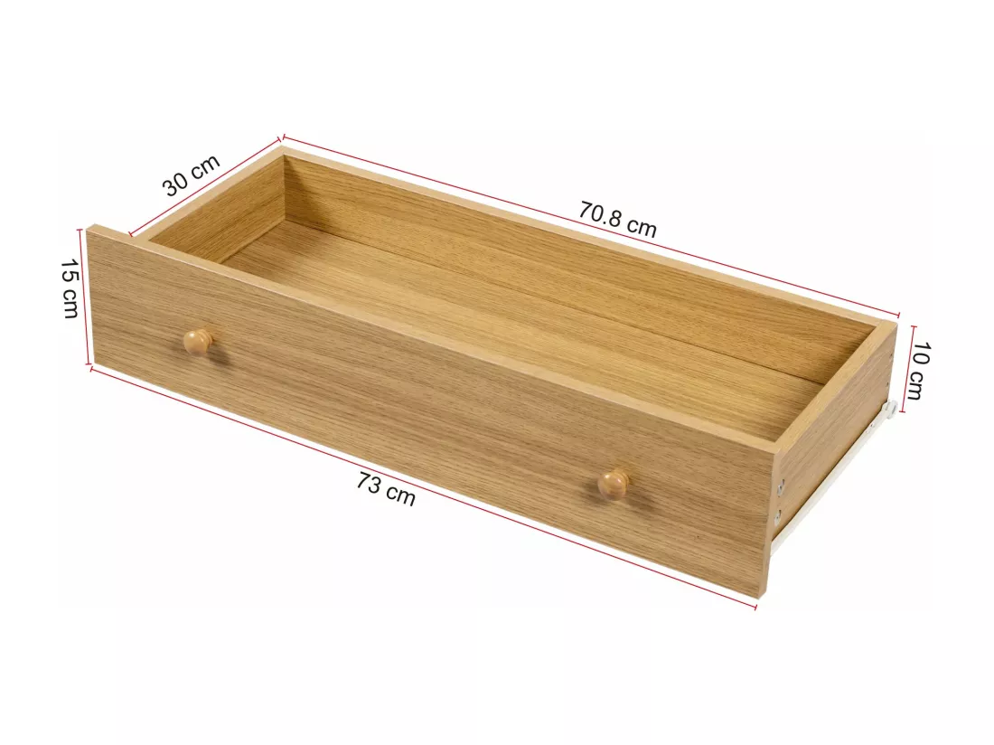 Meuble d'appoint en bois avec 4 tiroirs et 1 porte,d120cm×h83cm
