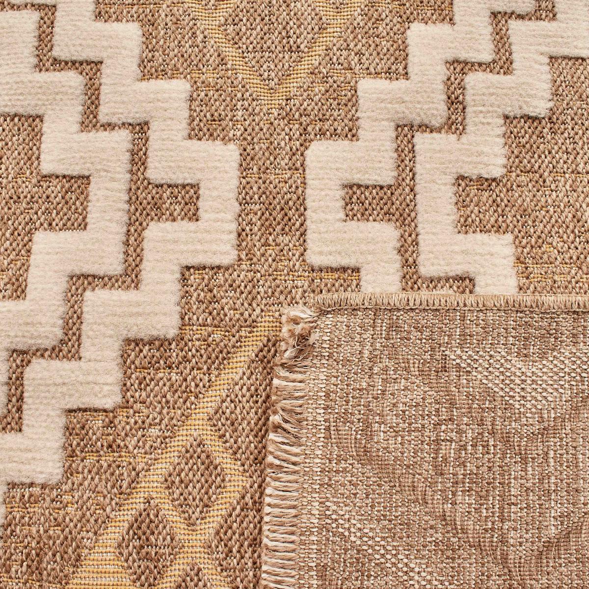 Tapis extérieur jaune 120x170 cm
