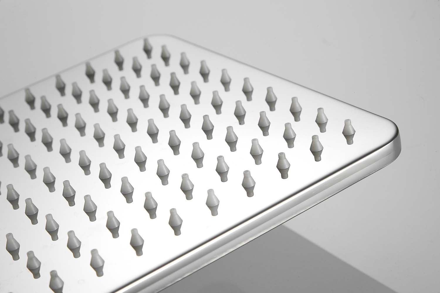 Saniclear Vision rechthoekige douchekop 30x20cm chroom