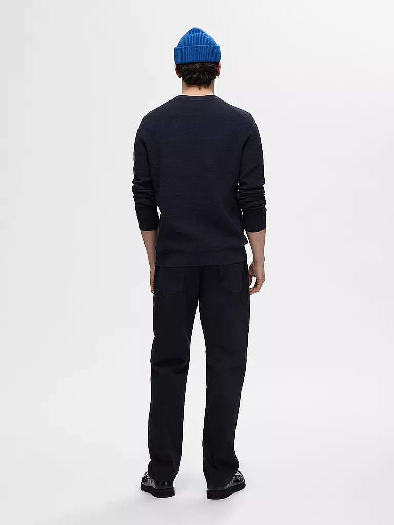 SELECTED Pullover SLHROSS dunkelblau