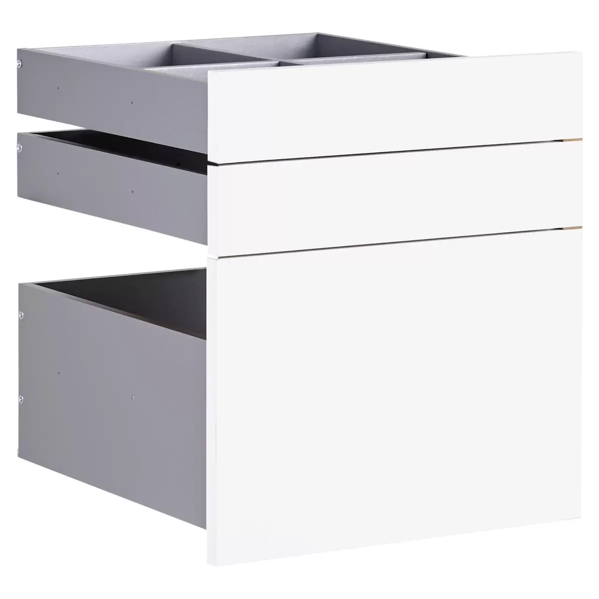 Schubladenset Unit weiss