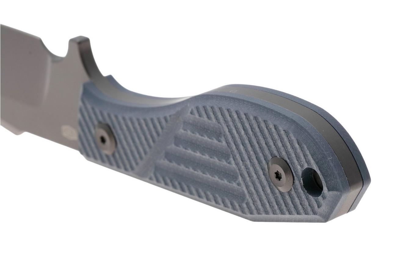 Tenable Knives Tiny Dancer G014A3 Gray Coated D2, Light Gray G10, vaststaand mes, JB Stout design