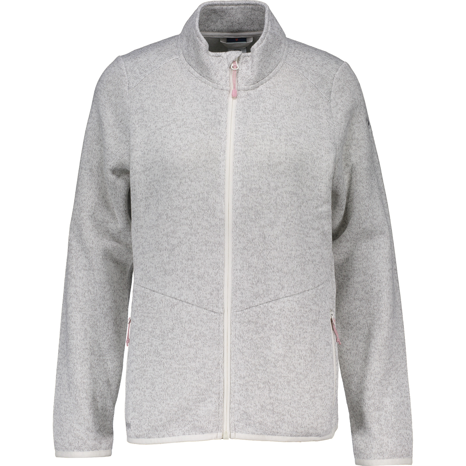 Sherpa Damen-Strickfleecejacke Kali XL, hellgrau