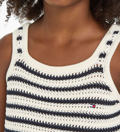 Tommy Hilfiger Top - Strick - Stripe Häkeln - Calico/Desert Himm