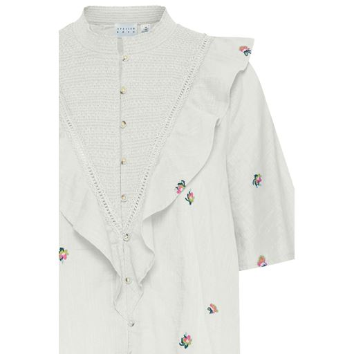 Atelier Rêve Tolouise Bluse, Flower Embroidery, 44