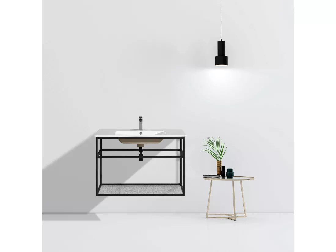 Lave main vasque 90 cm métal Aquafredo