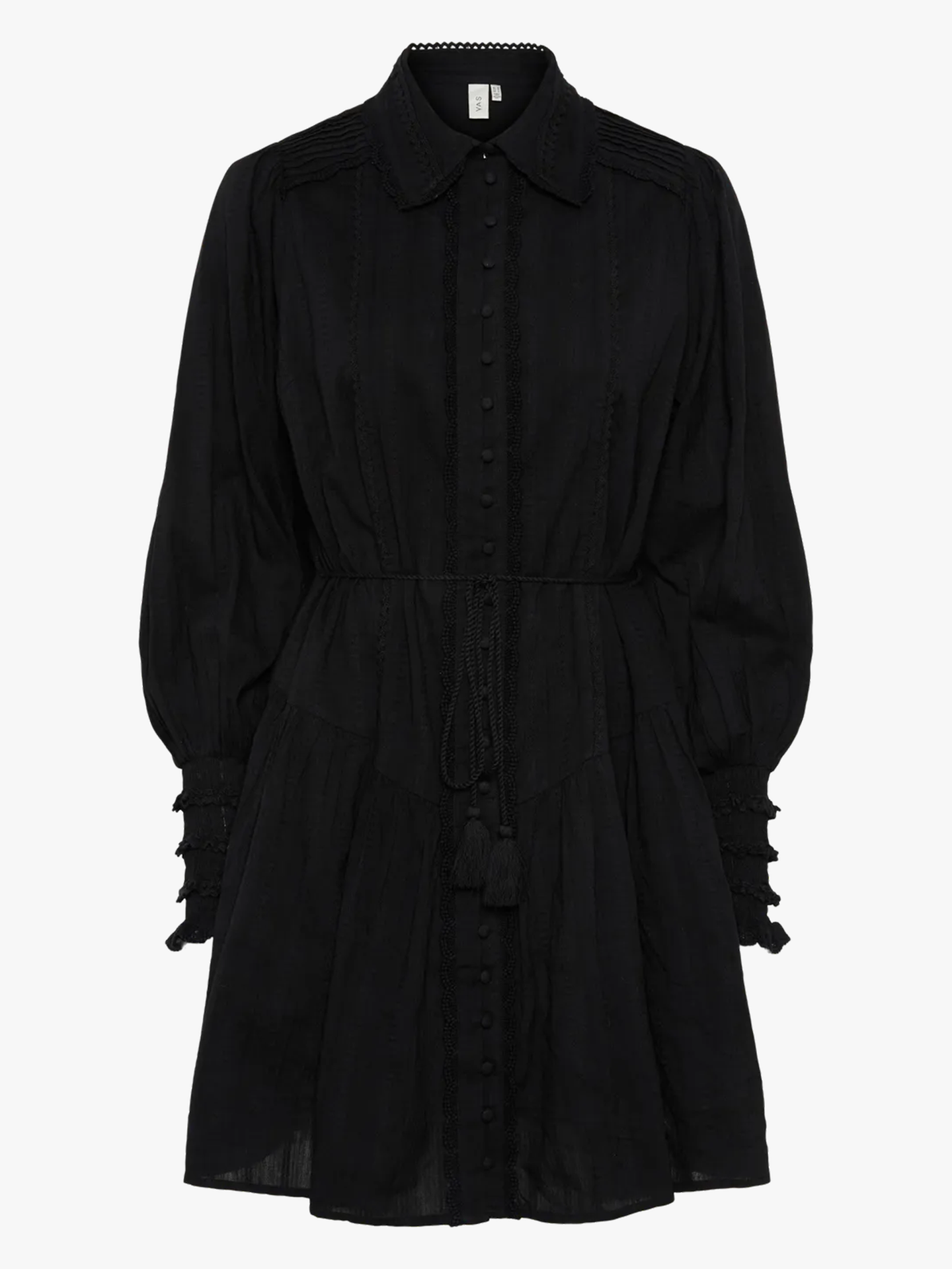 Somellie Long Sleeve Shirt Dress