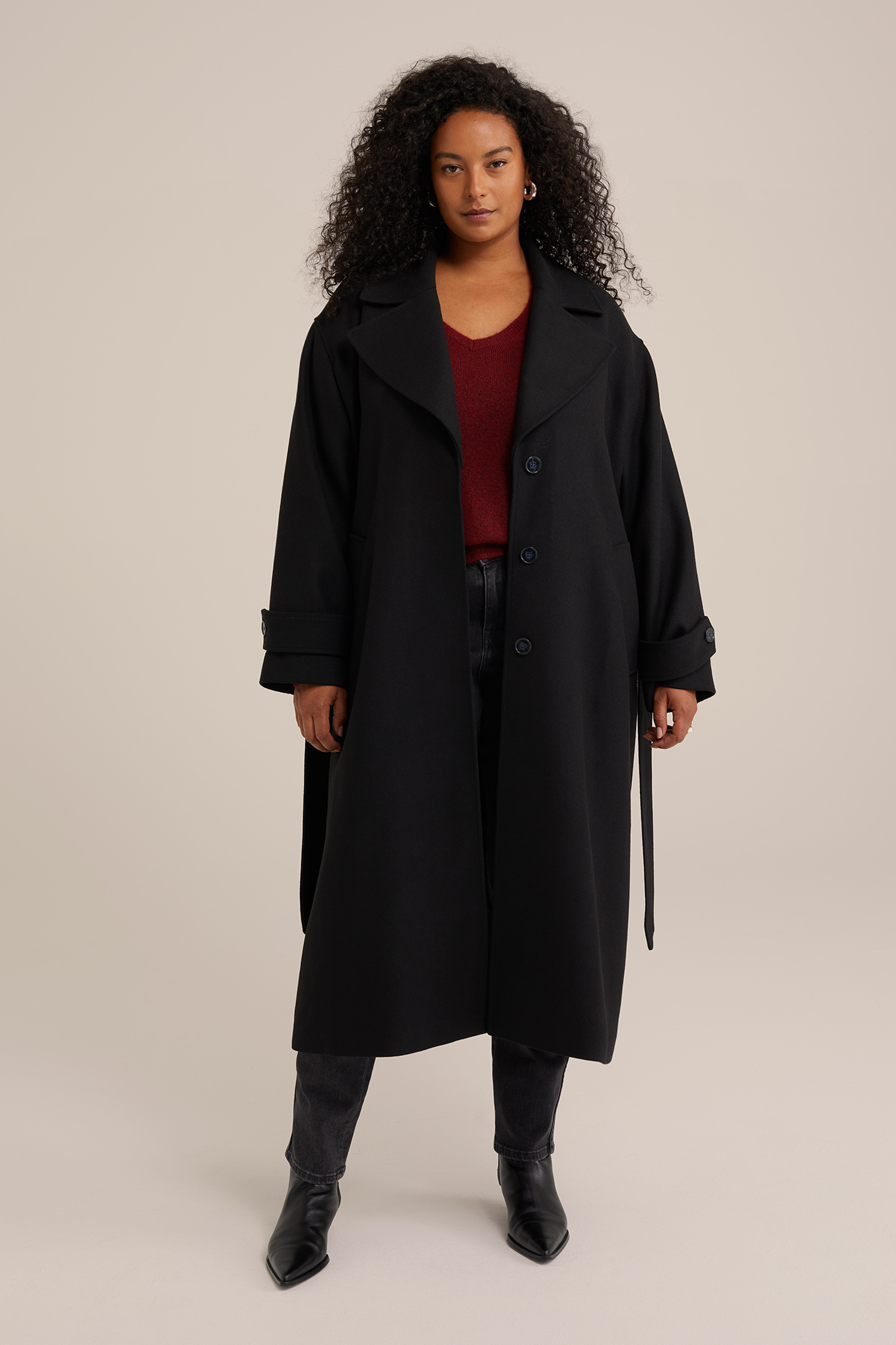 jas van wolmix - Curve WE Fashion Zwart